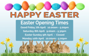 Happy Easter opening times