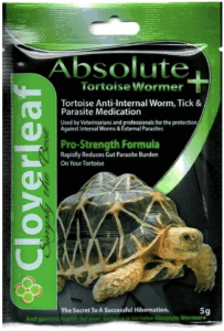 Absolute Tortoise Wormer: Protecting Your Tortoise's Health with Cloverleaf's Solution 2 Absolute tortoise Wormer Cloverleaf