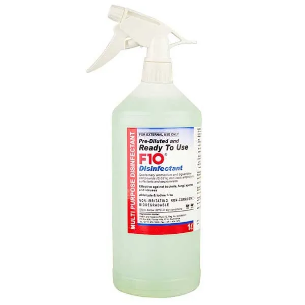 F10 Ready to use Disinfectant With Trigger 1 Litre 1 F10 Ready to use Disinfectant With Trigger 1 Litre