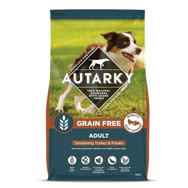 Autarky Turkey & Potato Grain Free Adult 12kg Dry Dog Food 1 Autarky Turkey & Potato Grain Free Adult 12kg Dry Dog Food
