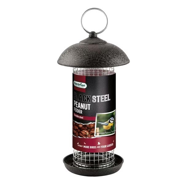 Gardman Wild Bird Care Black Steel Peanut Feeder 1 Gardman Wild Bird Care Black Steel Peanut Feeder