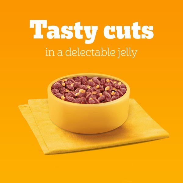 Pedigree Meat Selection in Jelly Puppy 12x100g Wet Dog Food 2 Pedigree Meat Selection in Jelly Puppy 12x100g Wet Dog Food - Image 2