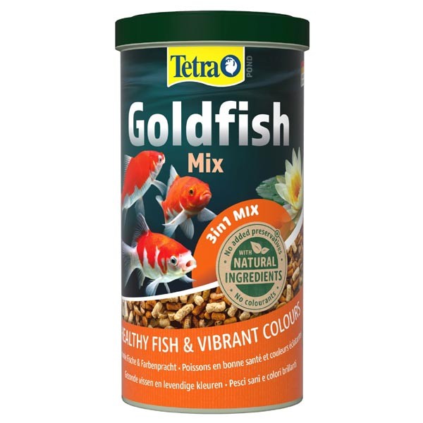 Tetra Pond Goldfish Mix 1 Litre / 140g 1 Tetra Pond Goldfish Mix 1 Litre / 140g