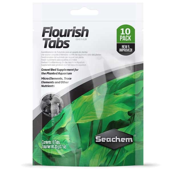 Seachem Flourish Tabs Supplement for Planted Tanks 10 Pack 1 Seachem Flourish Tabs Supplement for Planted Tanks 10 Pack