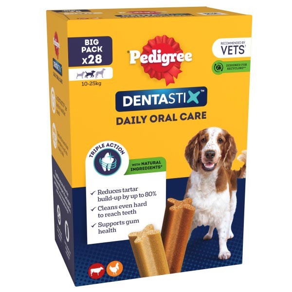 Pedigree Dentastix Daily Adult Medium 28 Pack Dog Treat 1 Pedigree Dentastix Daily Adult Medium 28 Pack Dog Treat
