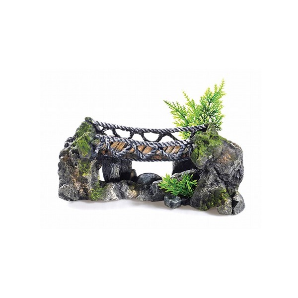 Classic Décor Rocky Rope Bridge 10in