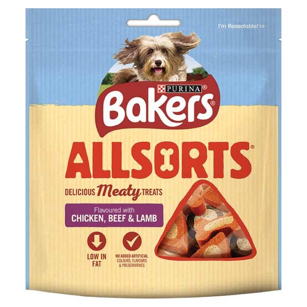 Bakers Allsorts 98g Dog Treat 1 Bakers Allsorts 98g Dog Treat