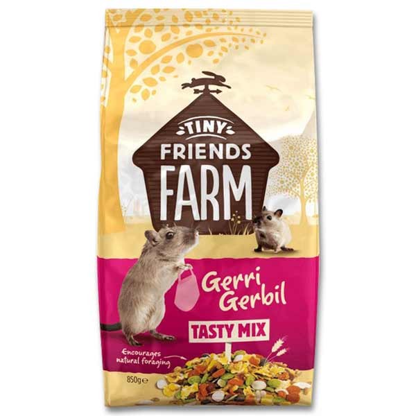 Tiny Friends Farm Gerri Gerbil Tasty Mix 850g 1 Tiny Friends Farm Gerri Gerbil Tasty Mix 850g