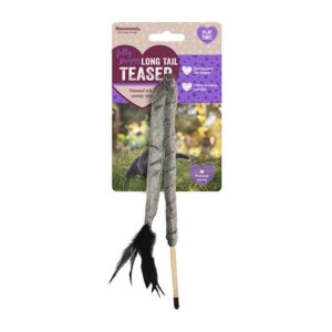 Rosewood Jolly Moggy Long Tail Catnip Teaser Cat Toy