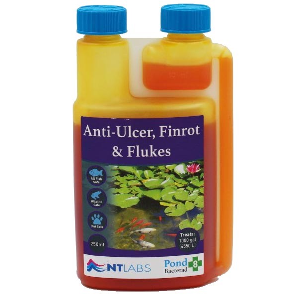 NT Labs Anti-Ulcer, Fin-Rot & Flukes Pond Treatment 250ml 1 NT Labs Anti-Ulcer, Fin-Rot & Flukes Pond Treatment 250ml