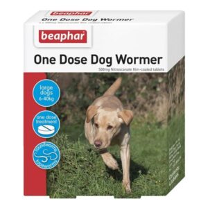 Beaphar One Dose Worming Tablets for Dogs (6-40kg)