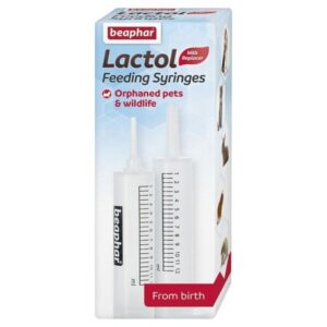 Beaphar Lactol Milk Replacer Feeding Syringes for Kittens & Puppies 2 Pack