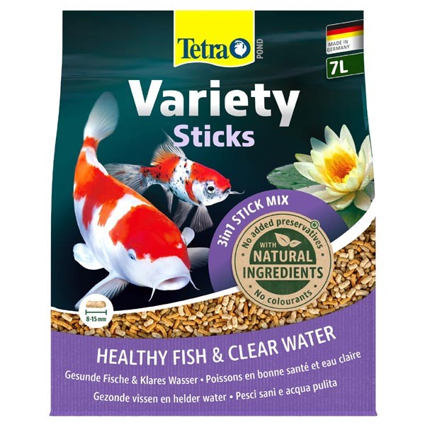 Tetra Pond Variety Sticks 7 Litres / 1020g 1 Tetra Pond Variety Sticks 7 Litres / 1020g