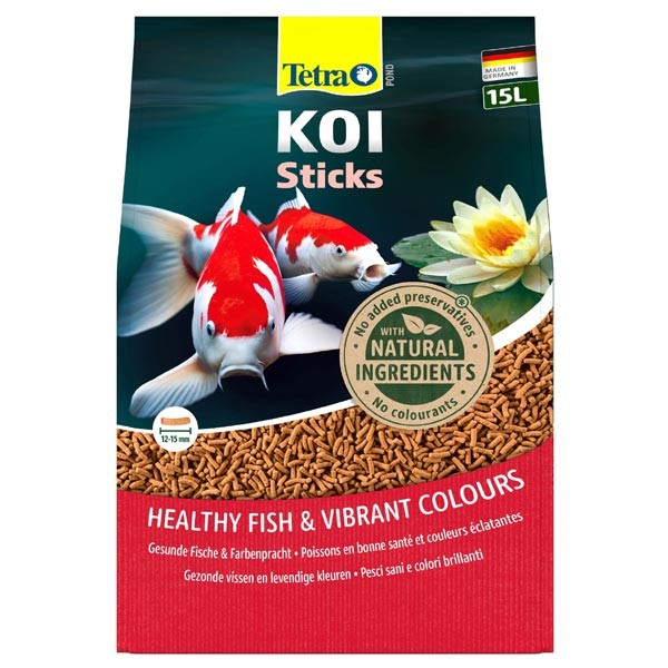 Tetra Pond Koi Sticks 15 Litres / 2350g 1 Tetra Pond Koi Sticks 15 Litres / 2350g