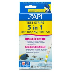 API 5 in 1 Test Strips 25 Pack