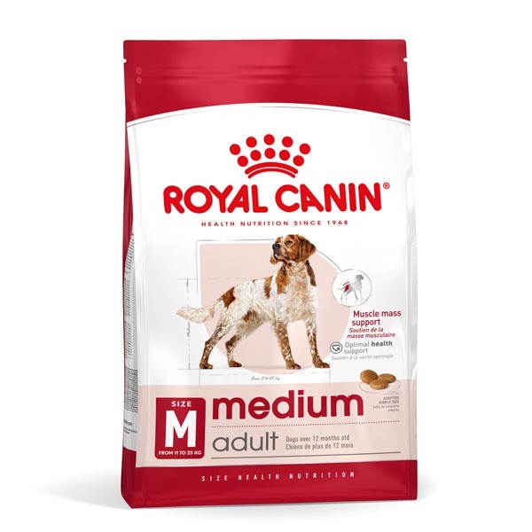 Royal Canin Medium Adult 15kg Dry Dog Food 1 Royal Canin Medium Adult 15kg Dry Dog Food