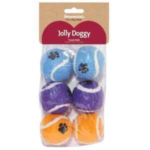 Rosewood 6 Pack Tennis Balls Assorted