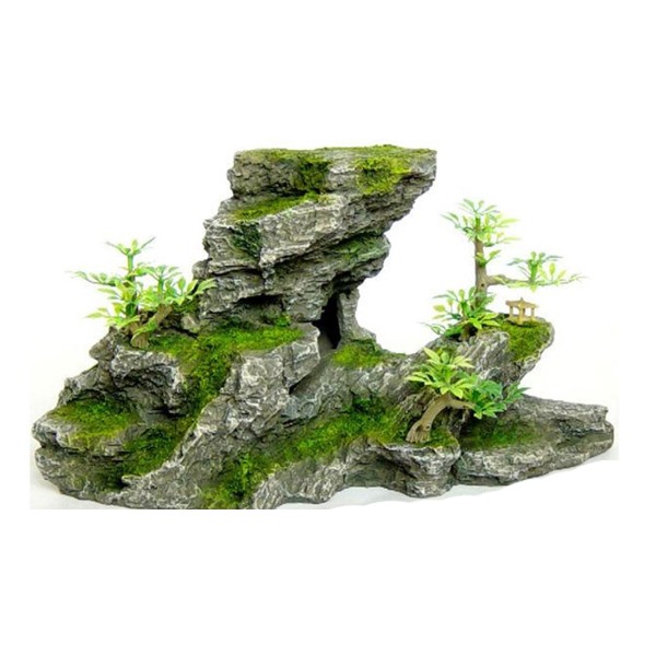 Betta C-Shape Rock Formation W/Pla nt 1 Betta C-Shape Rock Formation W/Pla nt