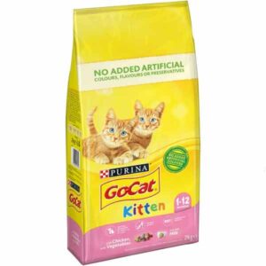 Go-Cat Complete Chicken Carrots & Milk Kitten 2kg Dry Cat Food