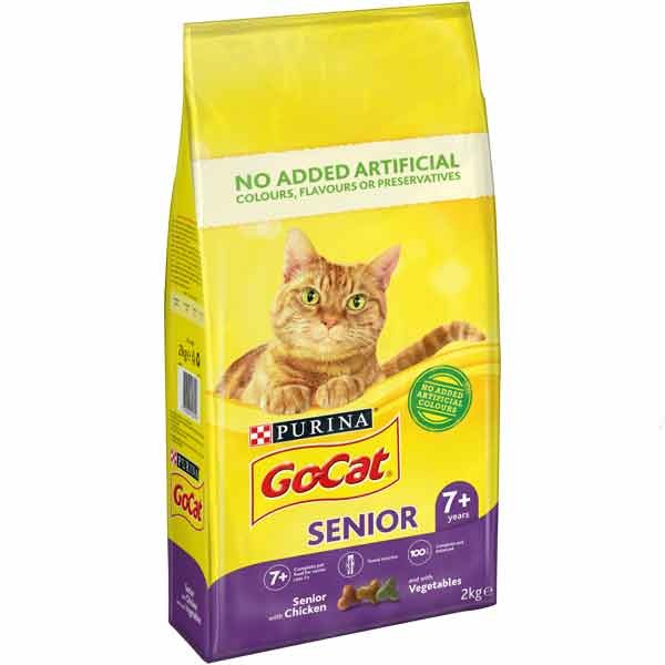 Go-Cat Complete Chicken & Rice & Veg 7+ 2kg Dry Cat Food