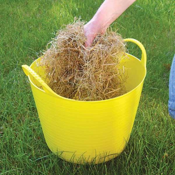 Faithfull H/D Polyethylene Flex Tub 28 Litres Yellow 3 Faithfull H/D Polyethylene Flex Tub 28 Litres Yellow - Image 3