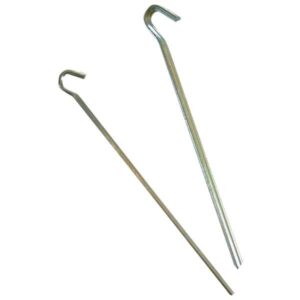 Gardman Garden Pegs Galvanised Rod 10 Pack