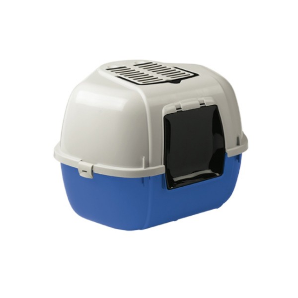 Ferplast Mika Corner Hooded Cat Litter Tray Assorted Colours 1 Ferplast Mika Corner Hooded Cat Litter Tray Assorted Colours