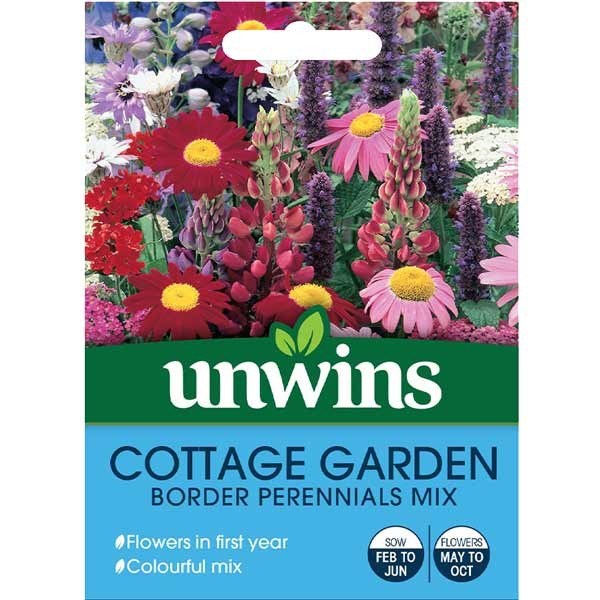 Unwins Cottage Garden Perennials Border Seeds 1 Unwins Cottage Garden Perennials Border Seeds