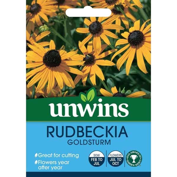 Unwins Rudbeckia Goldsturm Seeds 1 Unwins Rudbeckia Goldsturm Seeds