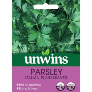 Unwins Parsley Italian Plain Leaved Seeds