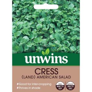 Unwins Cress Land American Salad Seeds