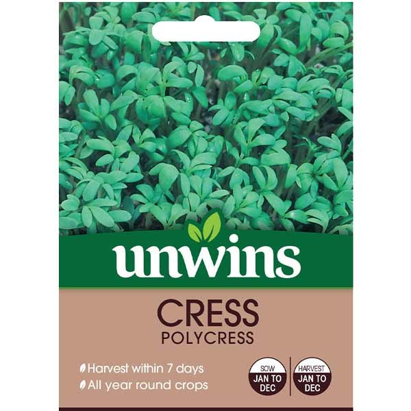 Unwins Cress Polycress Seeds 1 Unwins Cress Polycress Seeds