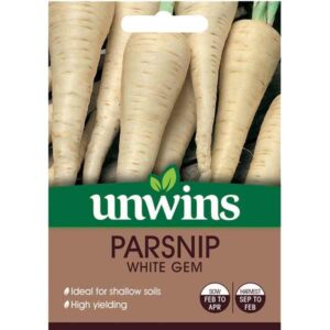 Unwins Parsnip White Gem Seeds