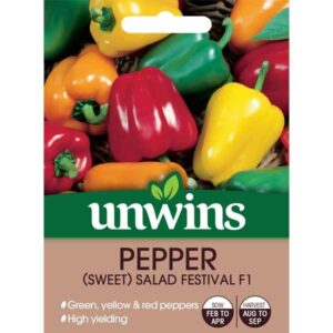 Unwins Pepper Sweet Salad Festival F1 Seeds