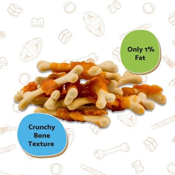 Good Boy Crunchy Chicken & Calcium Bones 100g Dog Treat 2 Good Boy Crunchy Chicken & Calcium Bones 100g Dog Treat - Image 2