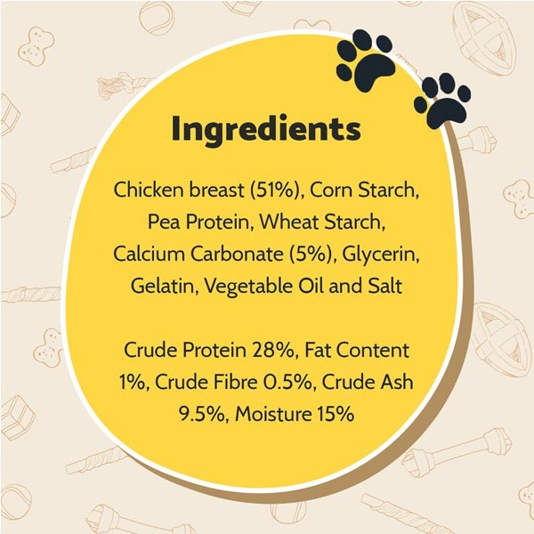 Good Boy Crunchy Chicken & Calcium Bones 100g Dog Treat 4 Good Boy Crunchy Chicken & Calcium Bones 100g Dog Treat - Image 4