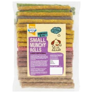 Good Boy Munchy Rolls 100 Pack Dog Treat