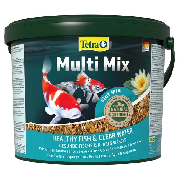 Tetra Pond Multi Mix Bucket 10 Litres / 1900g 1 Tetra Pond Multi Mix Bucket 10 Litres / 1900g