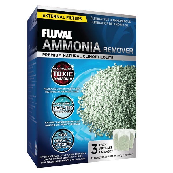 Fluval Ammonia Remover 3 x 180g 1 Fluval Ammonia Remover 3 x 180g