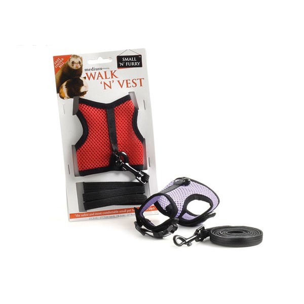 Small N Furry Walk N Vest N Leash Medium