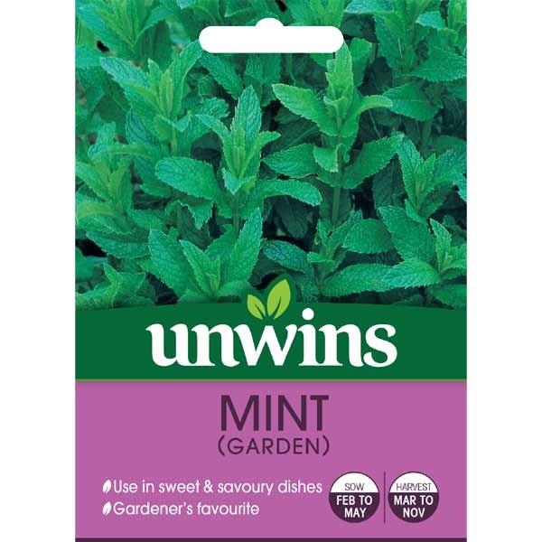 Unwins Garden Mint Seeds 1 Unwins Garden Mint Seeds
