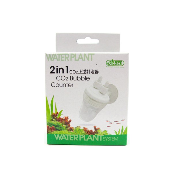 Ista 2 in 1 Co2 Bubble Counter + Check Valve 1 Ista 2 in 1 Co2 Bubble Counter + Check Valve