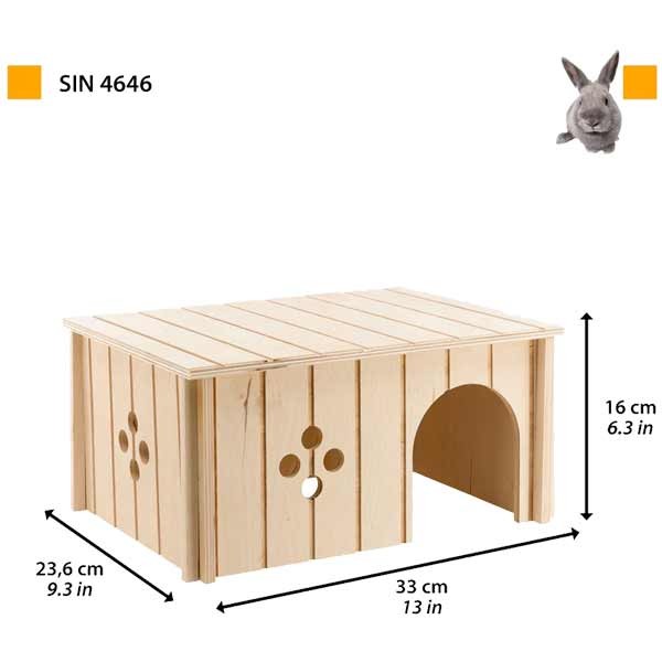 Ferplast Sin 4646 Small Rabbit House 2 Ferplast Sin 4646 Small Rabbit House - Image 2