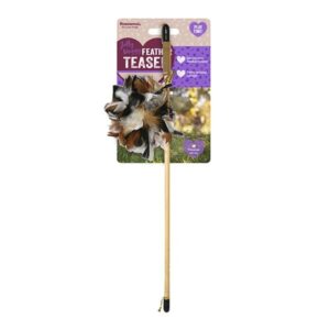 Rosewood Natural Feather Teaser Cat Toy