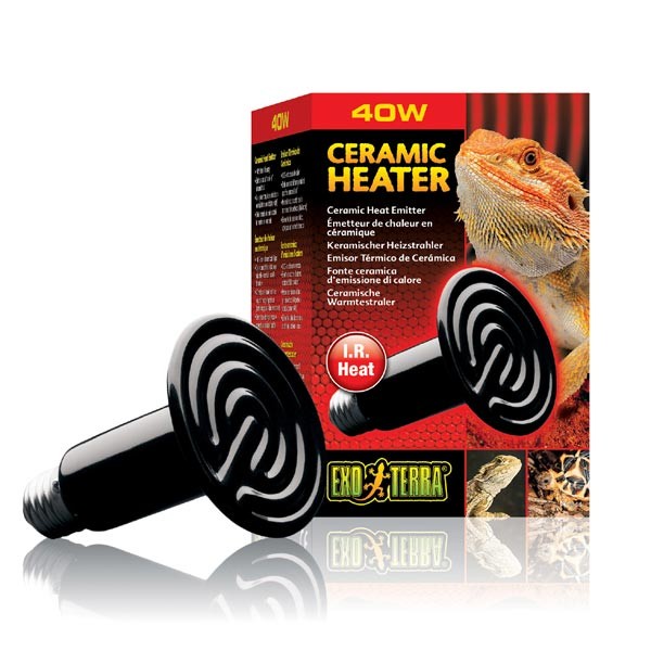 Exo Terra Ceramic Heat Emitter 40w 1 Exo Terra Ceramic Heat Emitter 40w