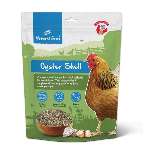 Natures Grub Oyster Shell 1.2kg Pouch 1 Natures Grub Oyster Shell 1.2kg Pouch