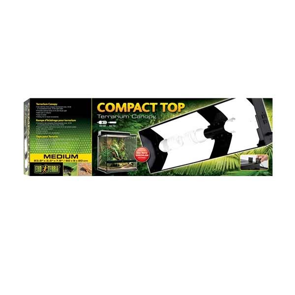 Exo Terra Compact Top 60x9x20cm / 23.6"x3.5"x7.8" 1 Exo Terra Compact Top 60x9x20cm / 23.6"x3.5"x7.8"