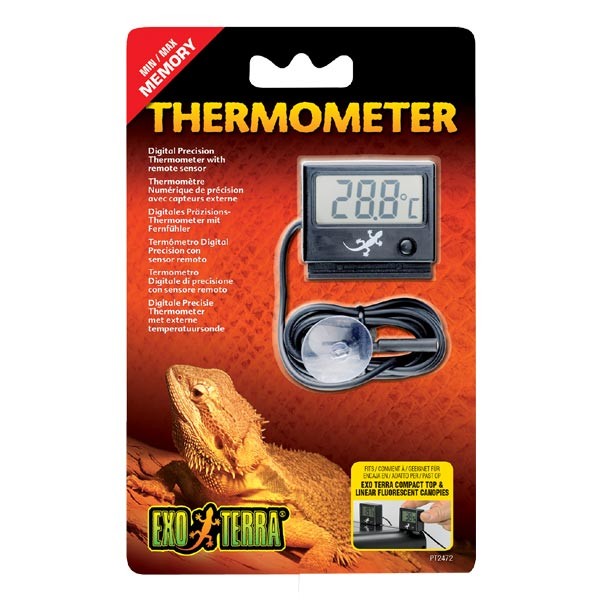 Exo Terra Digital Precision Thermometer with Remote Sensor 1 Exo Terra Digital Precision Thermometer with Remote Sensor