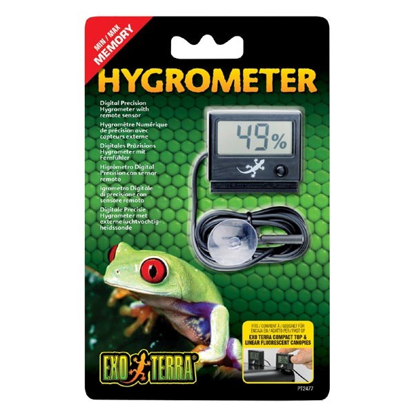 Exo Terra Digital Precision Hygrometer with Remote Sensor 1 Exo Terra Digital Precision Hygrometer with Remote Sensor