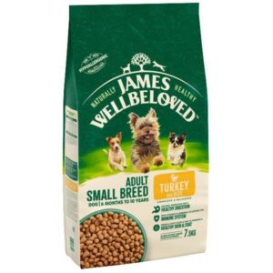 James Wellbeloved Turkey & Rice Small Breed Adult 7.5kg Dry Dog Food